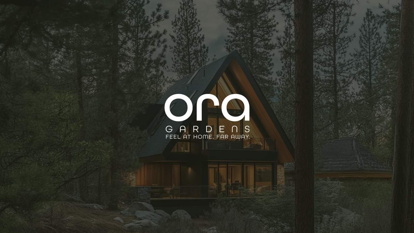 Ora Gardens brand identity design by Zero Agency