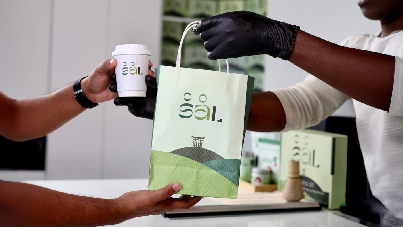 Sal Matcha brand identity design by Zero Agency